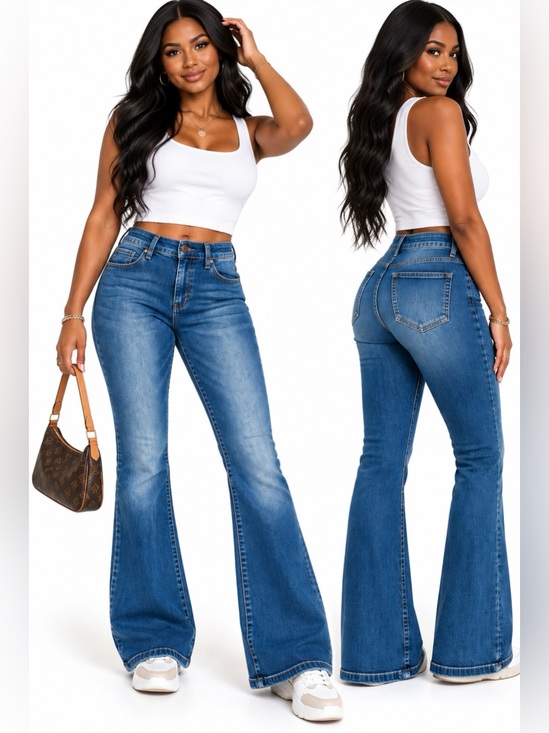Simple Society Denim - Simple Society Bootcut Jean Blue Denim